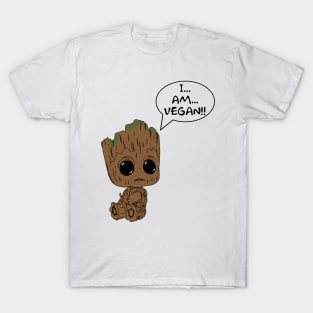 I Am Vegan Groot T-Shirt